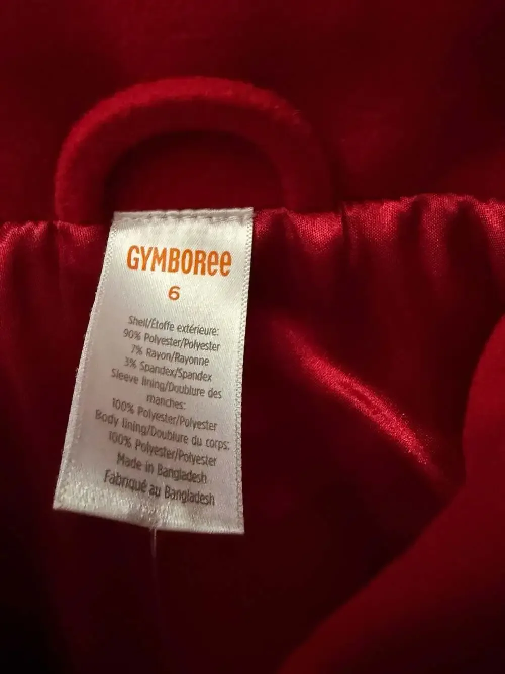 Gymboree Red Bow Melton Dressy Coat, Size 6